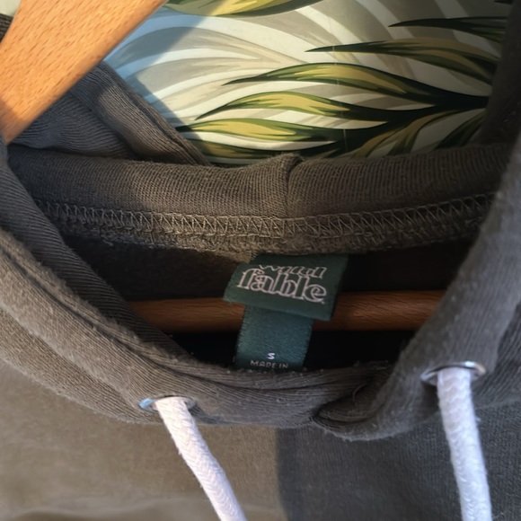 KK57 green hoodie pullover wild fable small sm s - Picture 3 of 4